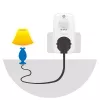 Maitinimo kištuko adapteris LogiLink PA0248 Baltas