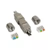 Laidų jungtis LogiLink MP0057 Cat.6A Cat.7 Cat.7A Metalinė