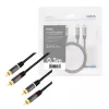 Garsinis kabelis LogiLink CA1201 0,5 m 2 x RCA juodas