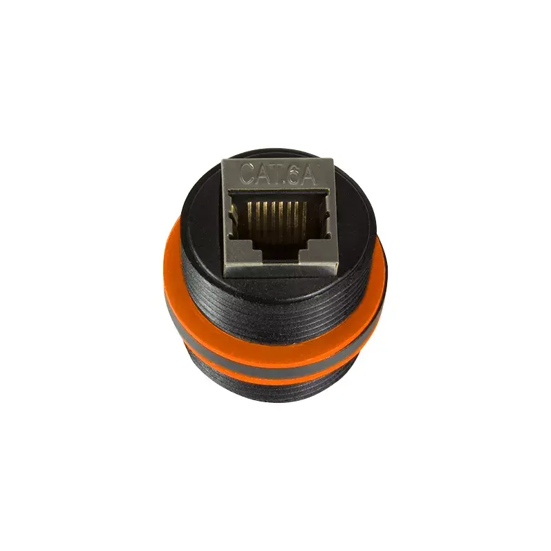Laido jungtis LogiLink NP0081 2x RJ45 juoda