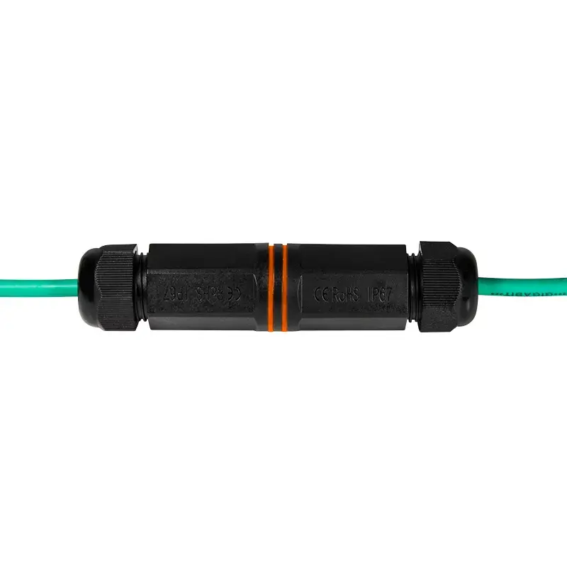 Laido jungtis LogiLink NP0081 2x RJ45 juoda