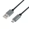 USB laidas LogiLink CU0132 1m USB A – Micro-USB A pilkas
