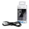 USB laidas LogiLink CU0132 1m USB A – Micro-USB A pilkas