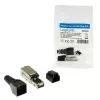 Laidų jungtis LogiLink MP0044 RJ-45 Cat6a 0,5 m nerūdijantis plienas