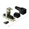 Laidų jungtis LogiLink MP0044 RJ-45 Cat6a 0,5 m nerūdijantis plienas