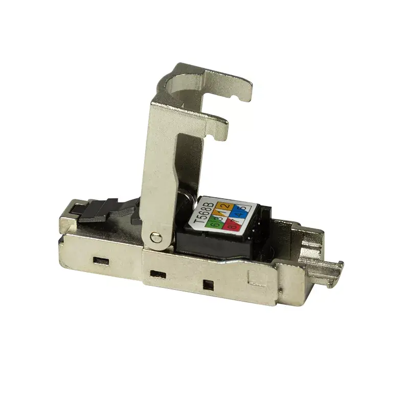Laidų jungtis LogiLink MP0044 RJ-45 Cat6a 0,5 m nerūdijantis plienas