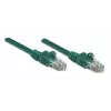 Intellinet tinklo kabelis, Cat5e, 0,5 m, žalias, CCA, U/UTP, PVC, RJ45, paauksuoti kontaktai, bekliūvis, su apsauga, garantija visam eksploatavimo laikui