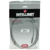 Intellinet tinklo kabelis, Cat5e, 2m, pilkas, CCA, U/UTP, PVC, RJ45, auksuoti kontaktai, bekliūtis, apsauginė įvorė, garantija visam laikui