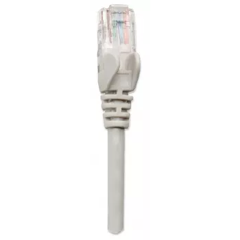 Intellinet tinklo kabelis, Cat5e, 15 m, pilkas, CCA, U/UTP, PVC, RJ45, paauksuoti kontaktai, nesukabinamas, apsaugotas, viso gyvenimo garantija
