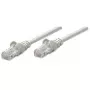 Intellinet tinklo kabelis, Cat5e, 15 m, pilkas, CCA, U/UTP, PVC, RJ45, paauksuoti kontaktai, nesukabinamas, apsaugotas, viso gyvenimo garantija