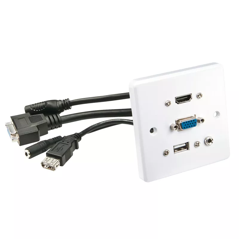 Priekinė panelė Lindy Multi AV 60220 HDMI VGA USB A 3,5 mm