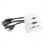 Priekinė panelė Lindy Multi AV 60220 HDMI VGA USB A 3,5 mm