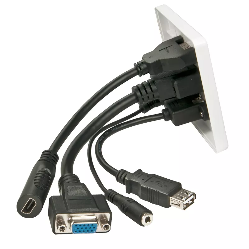Priekinė panelė Lindy Multi AV 60220 HDMI VGA USB A 3,5 mm