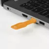 Lindy RJ45 prievado užrakto raktas oranžinis modelis 47896 — RJ45 prievado saugumo raktas tinklo užraktams