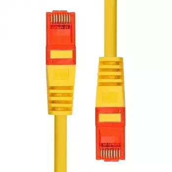 Ethernet kabelis ProXtend CAT6 RJ-45 U/UTP 15M geltonas