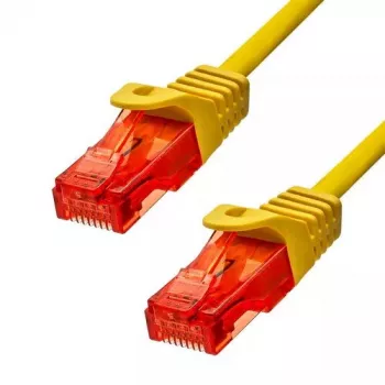 Ethernet kabelis ProXtend CAT6 RJ-45 U/UTP 15M geltonas