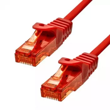 Tinklo kabelis ProXtend CAT6 RJ-45 U/UTP 0.75m raudonas