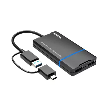 Microconnect USB 3.1 Type-C to HDMI adapteris MC-USB3.1CHDMIX2-2IN1