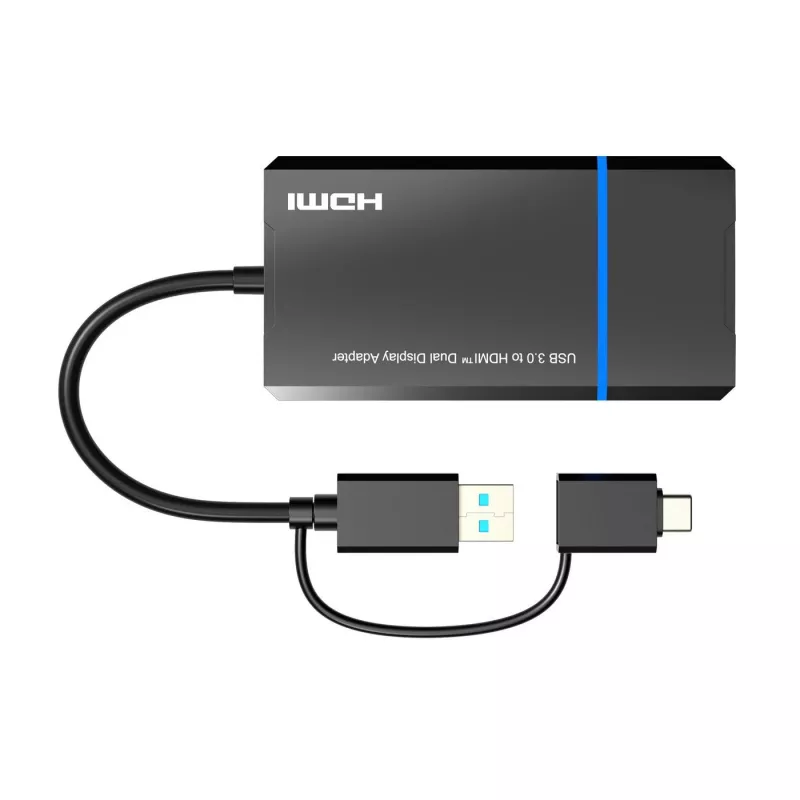Microconnect USB 3.1 Type-C to HDMI adapteris MC-USB3.1CHDMIX2-2IN1