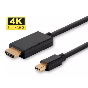 Microconnect MDPHDMI1B-4K vaizdo kabelio adapteris 1 m Mini DisplayPort HDMI A tipo (standartinis) juodas