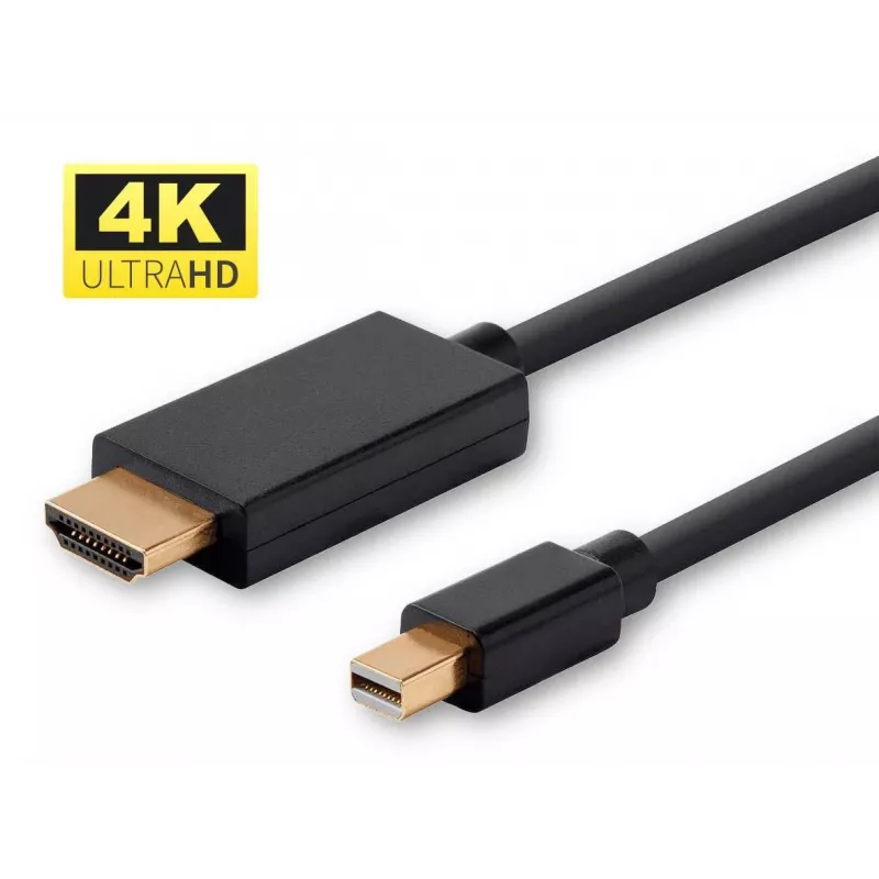 Microconnect MDPHDMI1B-4K vaizdo kabelio adapteris 1 m Mini DisplayPort HDMI A tipo (standartinis) juodas