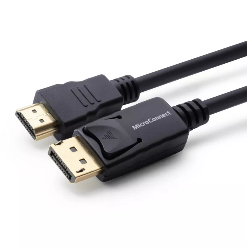 Microconnect MC-DP-HDMI-500 vaizdo kabelio adapteris, 5 m, DisplayPort, juodas