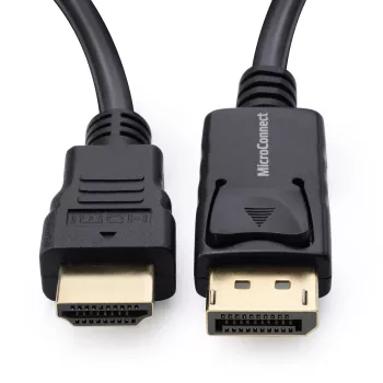 Microconnect MC-DP-HDMI-500 vaizdo kabelio adapteris, 5 m, DisplayPort, juodas