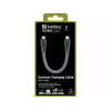 USB-C laidas Sandberg Survivor 0,2M 100W juoda balta