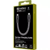 USB-C laidas Sandberg Survivor 0,2M 100W juoda balta