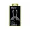 USB-C laidas Sandberg Survivor 2M 100W juoda balta