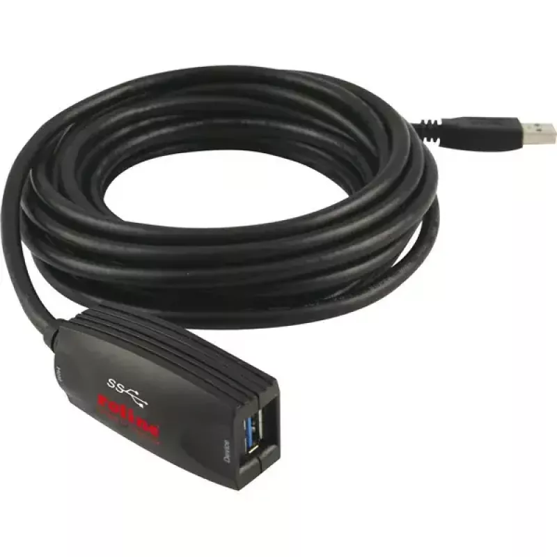 USB 3.0 aktyvus kartotuvinis kabelis ROLINE 12.04.1096 5 m
