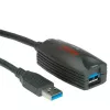 USB 3.0 aktyvus kartotuvinis kabelis ROLINE 12.04.1096 5 m