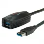 USB 3.0 aktyvus kartotuvinis kabelis ROLINE 12.04.1096 5 m