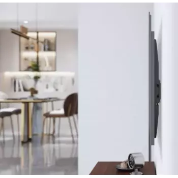 Manhattan TV ir monitoriaus laikiklis, sieninis, fiksuotas, žemo profilio, 1 ekranui 32–55 col., juodas, VESA 75x75 iki 400x400 mm, maks. 45 kg