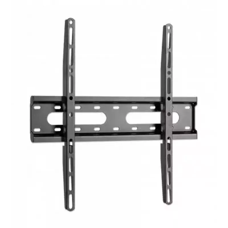 Manhattan TV ir monitoriaus laikiklis, sieninis, fiksuotas, žemo profilio, 1 ekranui 32–55 col., juodas, VESA 75x75 iki 400x400 mm, maks. 45 kg