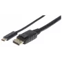 Manhattan USB-C į DisplayPort laidas, 4K@60Hz, 1m, vyriškas į vyrišką, juodas, nebidirekcinis, trejų metų garantija, atitinka CDP2DP1MBD