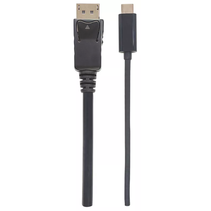 Manhattan USB-C į DisplayPort laidas, 4K@60Hz, 1m, vyriškas į vyrišką, juodas, nebidirekcinis, trejų metų garantija, atitinka CDP2DP1MBD