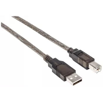 USB-A į USB-B kabelis Manhattan 15 m, vyriška/vyrška, aktyvus, juodas