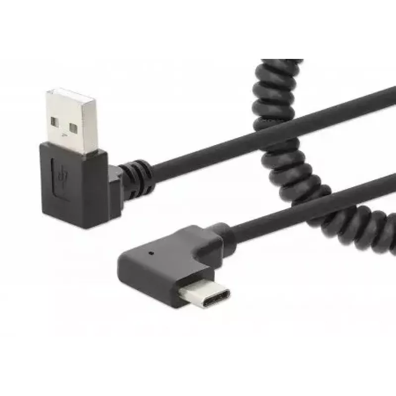 USB-C į USB-A laidas Manhattan 356220 1 m kištukas–kištukas juodas
