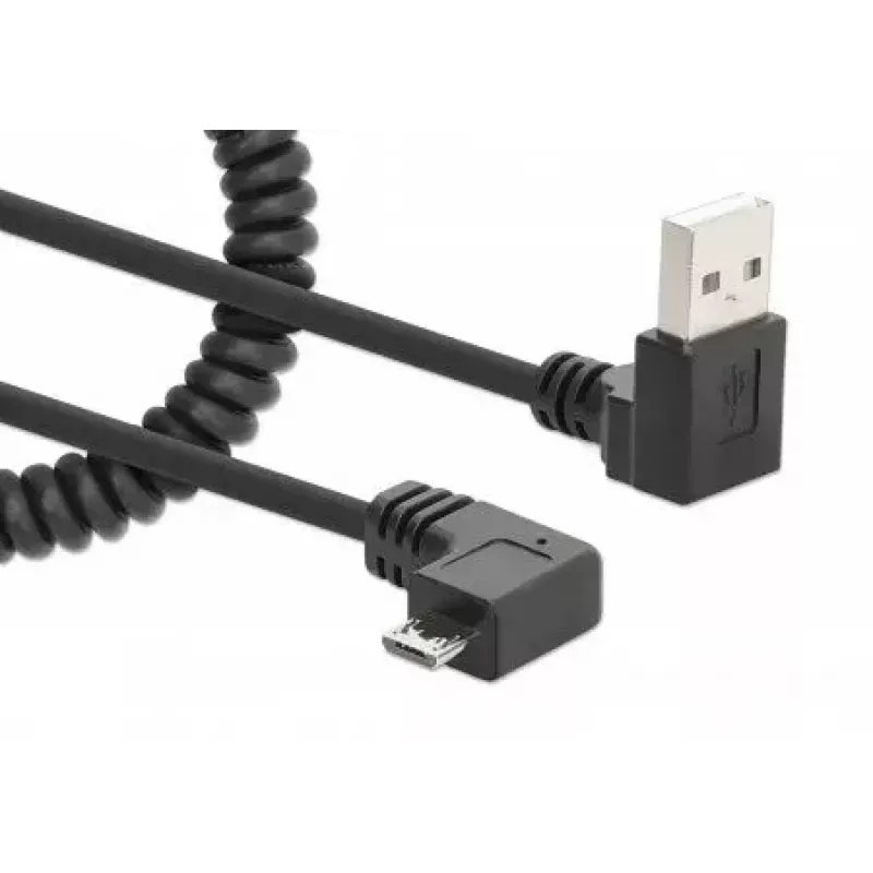 USB-A į Micro-USB kabelis Manhattan 356237 1m kištukas-kištukas juodas