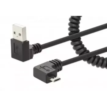 USB-A į Micro-USB kabelis Manhattan 356237 1m kištukas-kištukas juodas