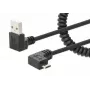 USB-A į Micro-USB kabelis Manhattan 356237 1m kištukas-kištukas juodas