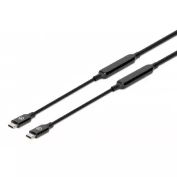 USB-C laidas Manhattan 3 m aktyvusis kištukas-kištukas 10 Gbps 3 A juodas