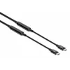 USB-C laidas Manhattan 5 m aktyvus vyriškas-vyriškas 10 Gbps 3 A juodas