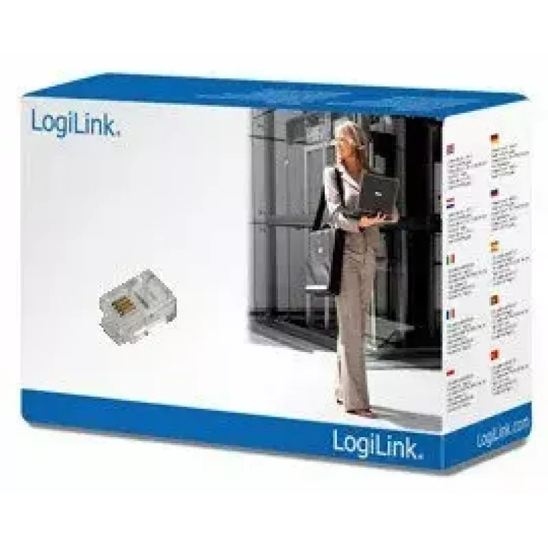 RJ11 jungtis LogiLink MP0018 permatoma