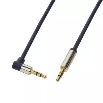 Audio kabelis LogiLink 3,5 mm – 3,5 mm 0,5 m mėlynas
