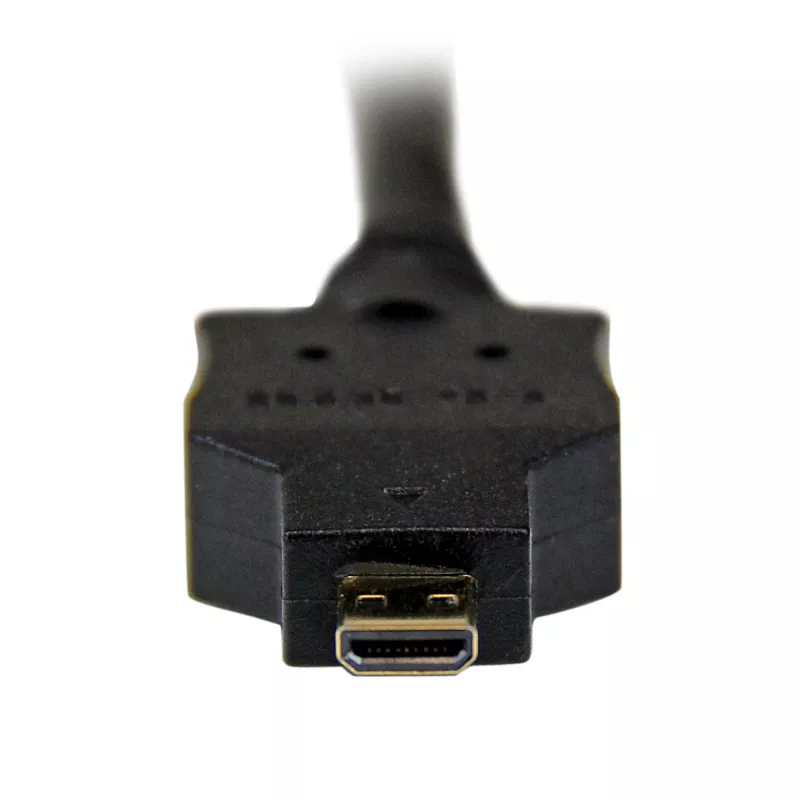 StarTech.com 0,9 m (3 pėdų) „Micro HDMI“ į DVI laidas – „Micro HDMI“ į DVI adapterio laidas – „Micro HDMI Type-D“ įrenginio prie DVI-D vienos jungties monitoriaus / ekrano / projektoriaus vaizdo keitiklio laidas – patvarus