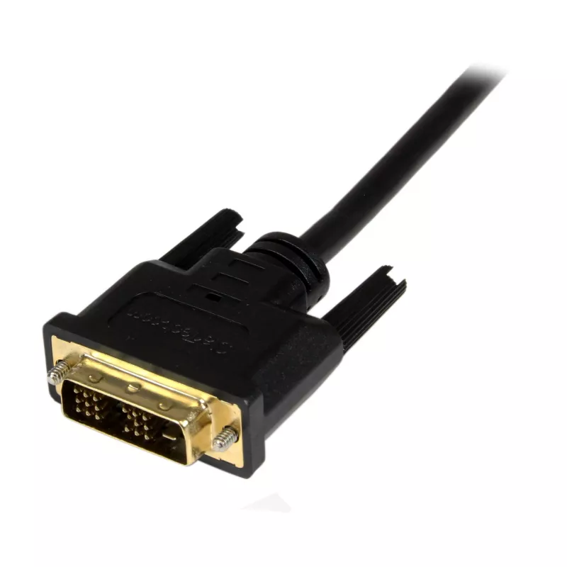 StarTech.com 0,9 m (3 pėdų) „Micro HDMI“ į DVI laidas – „Micro HDMI“ į DVI adapterio laidas – „Micro HDMI Type-D“ įrenginio prie DVI-D vienos jungties monitoriaus / ekrano / projektoriaus vaizdo keitiklio laidas – patvarus