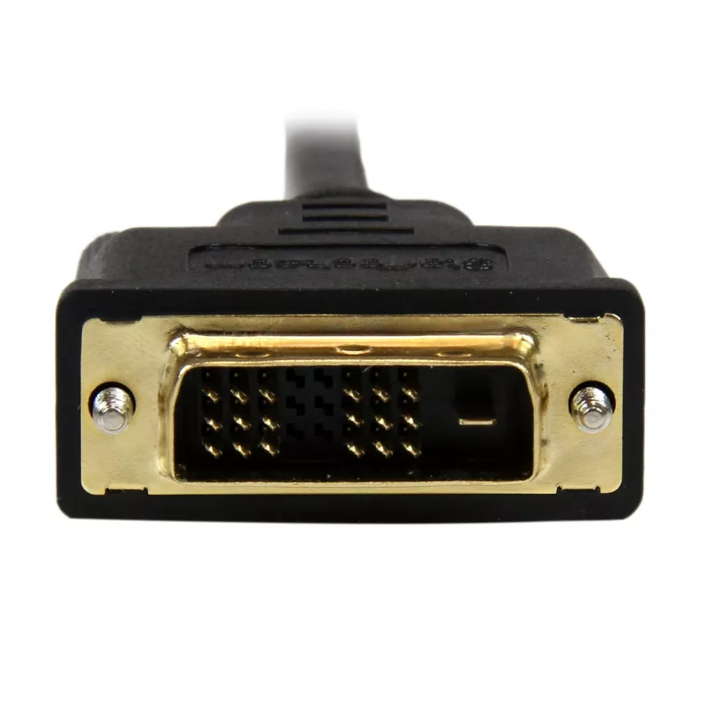 StarTech.com 0,9 m (3 pėdų) „Micro HDMI“ į DVI laidas – „Micro HDMI“ į DVI adapterio laidas – „Micro HDMI Type-D“ įrenginio prie DVI-D vienos jungties monitoriaus / ekrano / projektoriaus vaizdo keitiklio laidas – patvarus