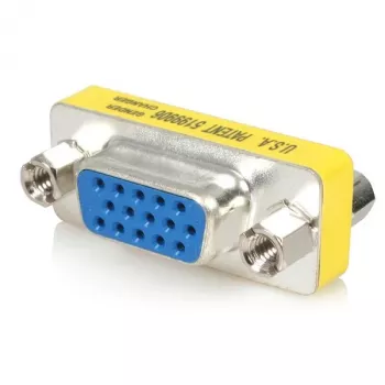StarTech.com plonas VGA HD15 lyčių keitiklis - F/F, VGA, VGA, sidabrinis